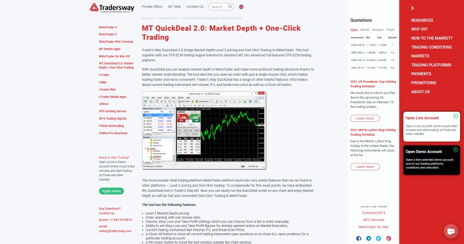 TradersWay Review plugins for MT4 and MT5 TradersWay Review plugins for MT4 and MT5